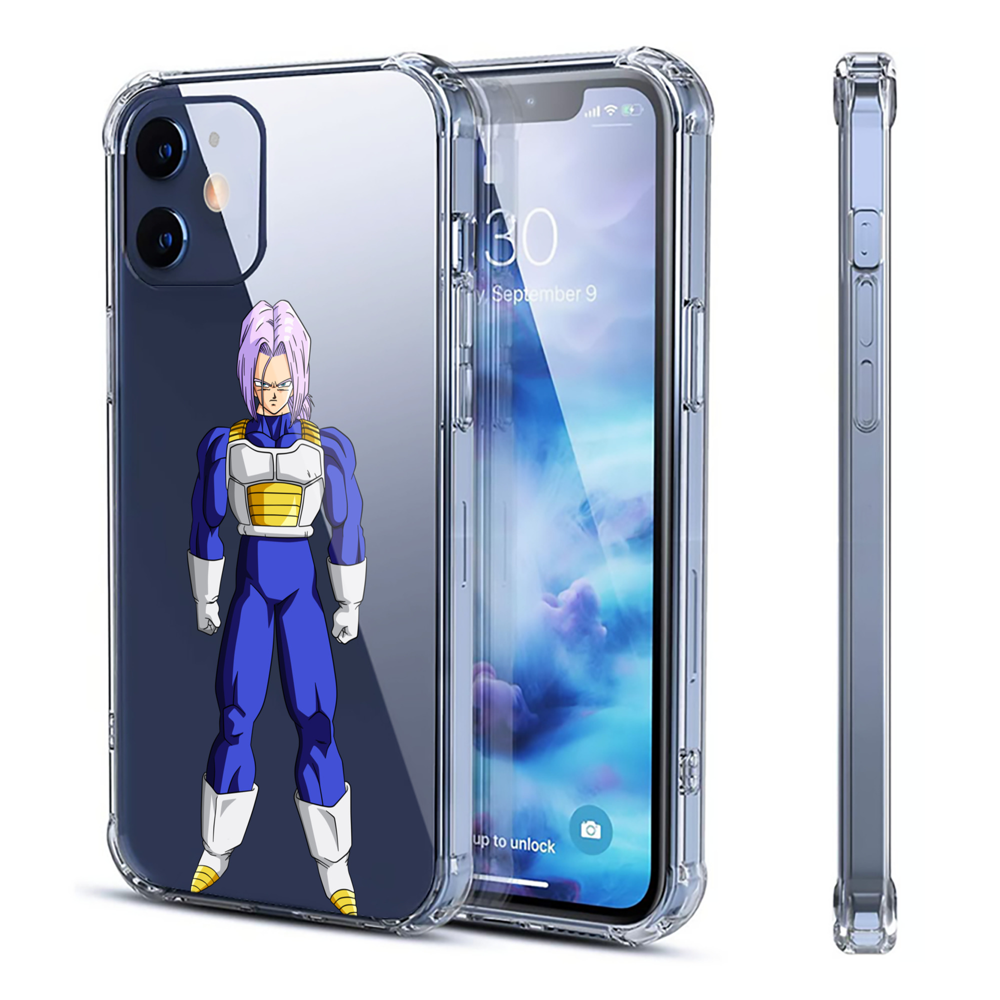 （画像用） ドラゴンボール DRAGON BALL 【iPhone 12シリーズ対応】透明スマホケース（クリアソフトケース）